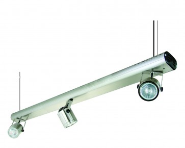 Three Light Wire Suspension Ceiling Spotlight with Transformer Domus Lighting