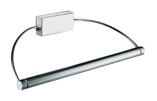 Linea Two Light Adjustable Vanity Wall Light in Chrome Fiorentino