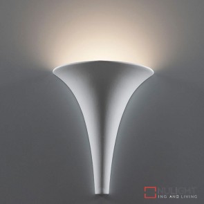 Bf 2185 Ceramic Funnel Wall Light Raw G9 DOM