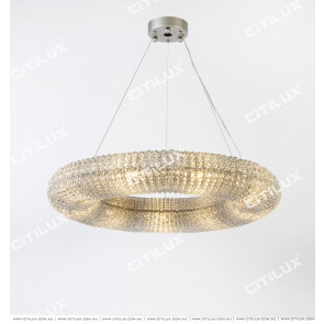 Modern Nordic Style Crystal Ring Chandelier Citilux