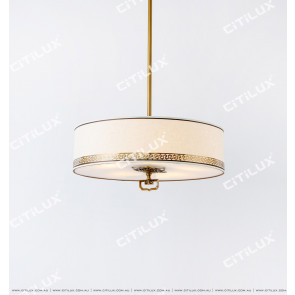 Chinese Style Fabric Chandelier Citilux