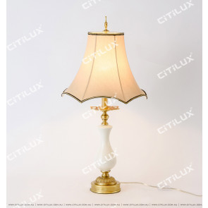 Chinese Style Copper Bucket Table Lamp Citilux