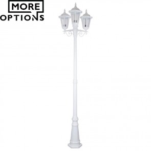 Gt 142 Chester Three Head Tall Post Light B22 DOM