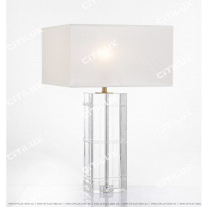 Classic Lattice Crystal Column Table Lamp High Version Citilux
