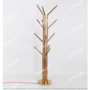 Modern Branch Stainless Steel Floor Lamp Citilux