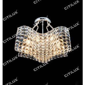 Square Crystal Net Over The Ceiling Light Citilux