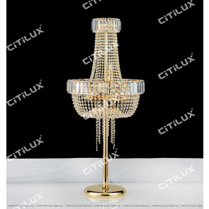 Simple European Crystal Table Lamp Citilux