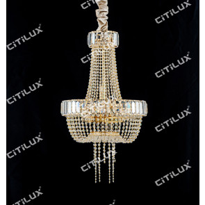 Simple European Crystal Chandelier Small Citilux