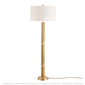 Classic American Copper Stripe Cylindrical Floor Lamp Citilux