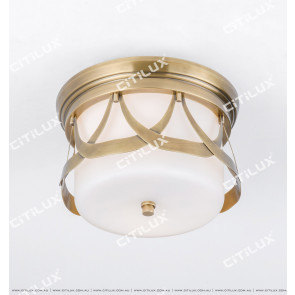 American Copper Aisle Ceiling Lamp Citilux