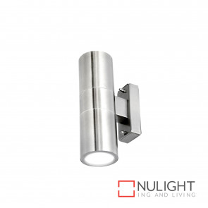 Denver-Ii Up And Down Wall Light Inc 4W Led Globes-304 Stainless Steel BRI