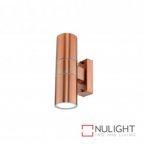 Denver-Ii Up And Down Wall Light Inc 4W Led Globes-304 Copper BRI