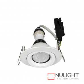 Downlight Kit - Gimbal Gu10 Globe Not Included-White BRI