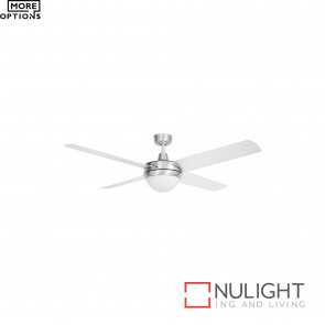 Tempest 52 Inch Celing Fan With 2Xb22 Light- Alum With Aluminium Blades BRI