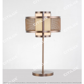 Chinese Stainless Steel Mesh Table Lamp Citilux
