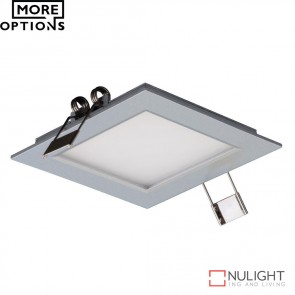 Panel 101 Square 3W Led Panel Light Silver Frame Led DOM