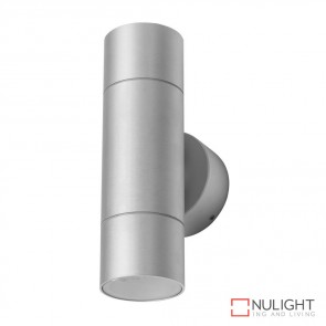 Elite 2 Cylindrical 240V Two Way Led Wall Light Anodised Finish Body Only DOM