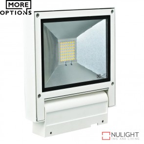 Flash 20 Adjustable 240V 20W Led Floodlight White Finish Led DOM