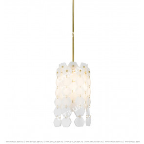 Milli White Shade Pendant Light Citilux