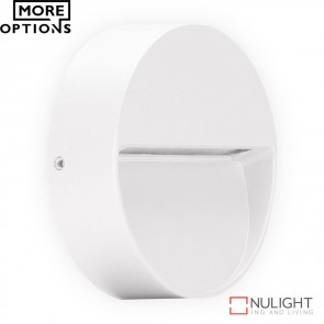 Zeke Mini Rd Round 3W Led Steplight White Finish Led DOM