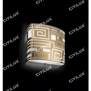 Modern Chinese Square Ceiling Lamp Gold Citilux