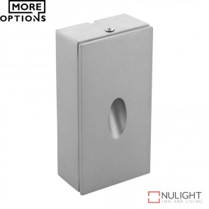 Me Square Sm Surface Mounted 3W Led Steplight Aluminium Finish Led DOM