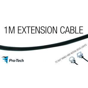 1M EXTENTION CABLE EITH MALE AND FEMAL PLUG TO SUIT ALL PRO-TECH DECK LIGHTS VTA
