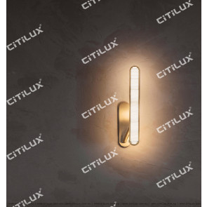 Modern Minimalist Metal Texture Single Head 3 Lights Wall Light Citilux