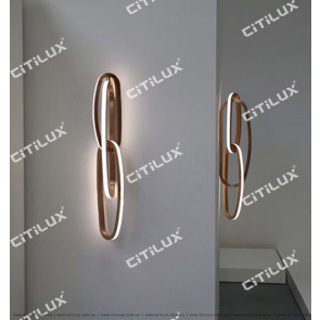 Simple Line Stainless Steel Led Wall Light Citilux