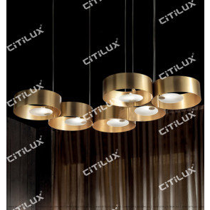 Lajin Zirconium Gold Ring Combination Simple Chandelier Citilux