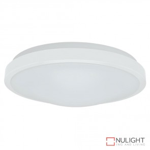Ora 350 Round 25W Dimmable Led Ceiling Light White Metal Trim White Led DOM