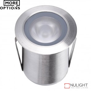 Point 2 Narrow Beam 1224V 1W Led Inground Light Stainless Steel Finish Led DOM