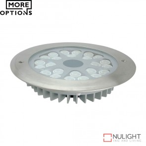 Fusion 2 High Power 24V 24W Led Inground Light Stainless Steel Fascia Led DOM