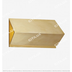 Minimalist Metal Folding Wall Lamp Copper Citilux