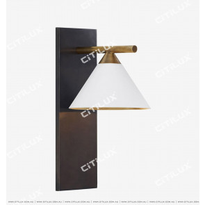 American Copper White + Copper Dimension Cover Single Head Wall Lamp Citilux