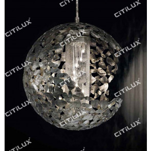 Metal Blade Stitching Ball Chandelier Small Citilux
