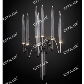 Stereo Icicle Long Wall Light Chrome Citilux