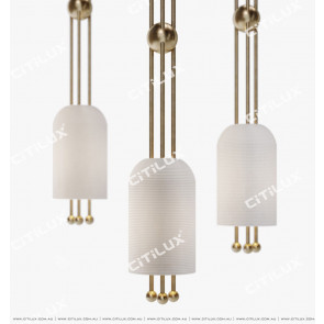 Copper Threaded White Glass Wall Lamp Citilux