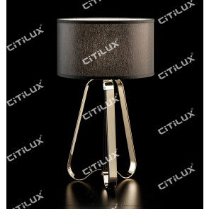 Modernized Three-Legged Stainless Steel Table Lamp Citilux