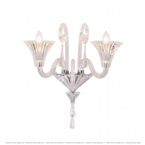 Light Luxury Glass Crystal Double Wall Lamp Citilux