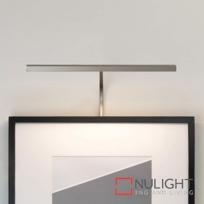 Mondrian 400 Frame Mounted LED Matt Nickel Picture Light 7890 AST