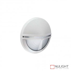 Astra Round Eyelid 240V Wall Light White Finish E27 DOM