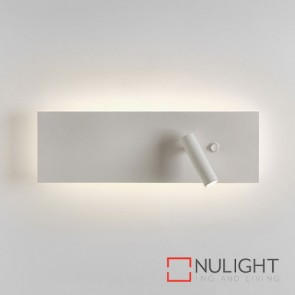 Edge Reader LED Single Switch Matt White 7959 AST