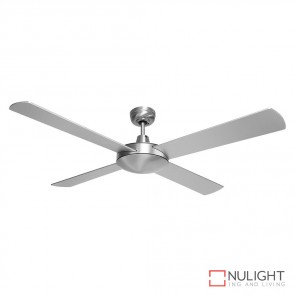 Brisk 52 Inches Plywood Blades Ceiling Fan Silver Finish DOM