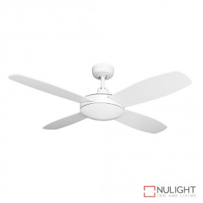 Brisk 42 Inches Plywood Blades Ceiling Fan Satin White Finish DOM