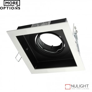 Dsl 1011S Square Slotter Single Light Downlight Frame DOM