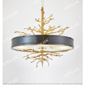 Old Copper Branch Old Chandelier Small Citilux