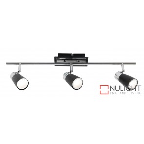 Alecia 3 Light Spotlight Black MEC