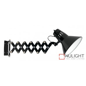 Job 7W LED Wall Extender Lamp Black MEC