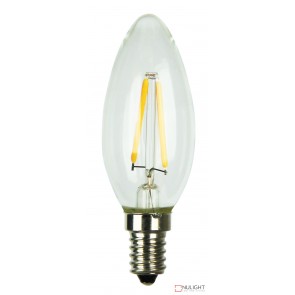 Led Filament Lamp C35 E14 2W 2700K Candle ORI